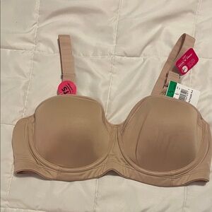 Playtex Play Outgoer Sport Bra 4910 Seamless Underwire Low Impact L Nude NEW